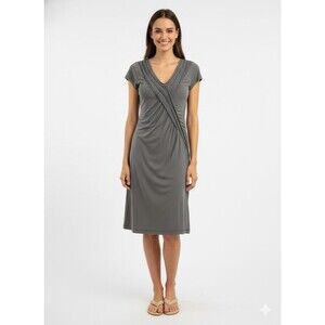 Aventura - Organic Cotton Dress - Grey - Size M - Helping the Earth...